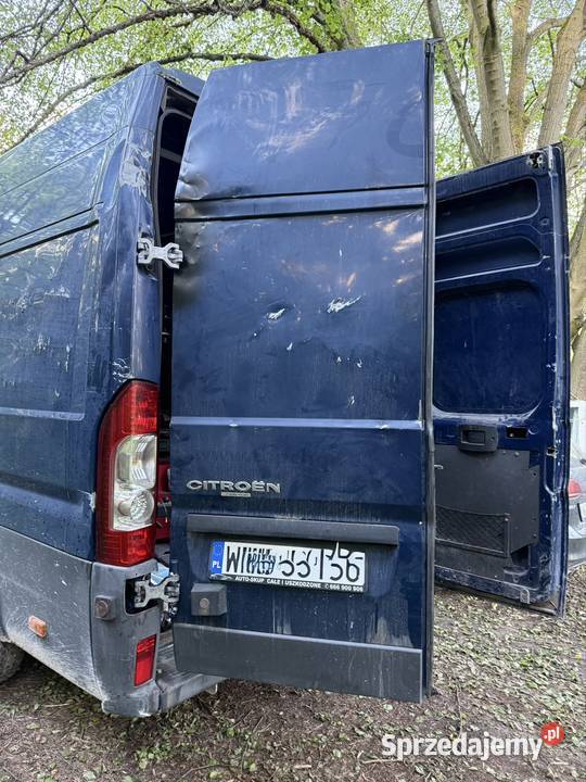 Drzwi tylne H3 jumper boxer ducato uszkodzone Borzęcin Duży sprzedam