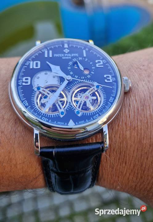 Zegarek Patek Philippe automat 2x Open Heart Wrocław