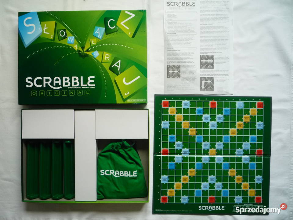 Mattel Scrabble Original Gra planszowa Nowa Szczecin