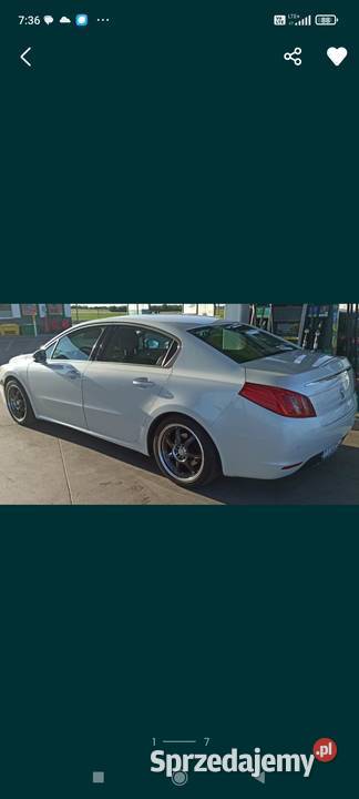 Peugot 508 20 HDI Biała perła Sulechów
