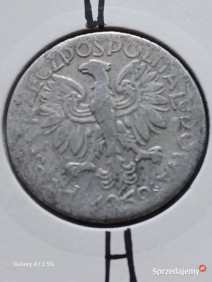 5 Złotych 1959 r Rybak 5 Skrętka Numizmatyka