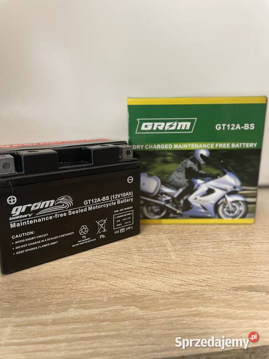Akumulator motocyklowy GROM GT12ABS YT12ABS 12V Płock