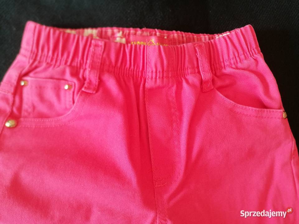 Spodnie dżinsowe malinowe HAPPY HOUSE rozmiar Spodnie