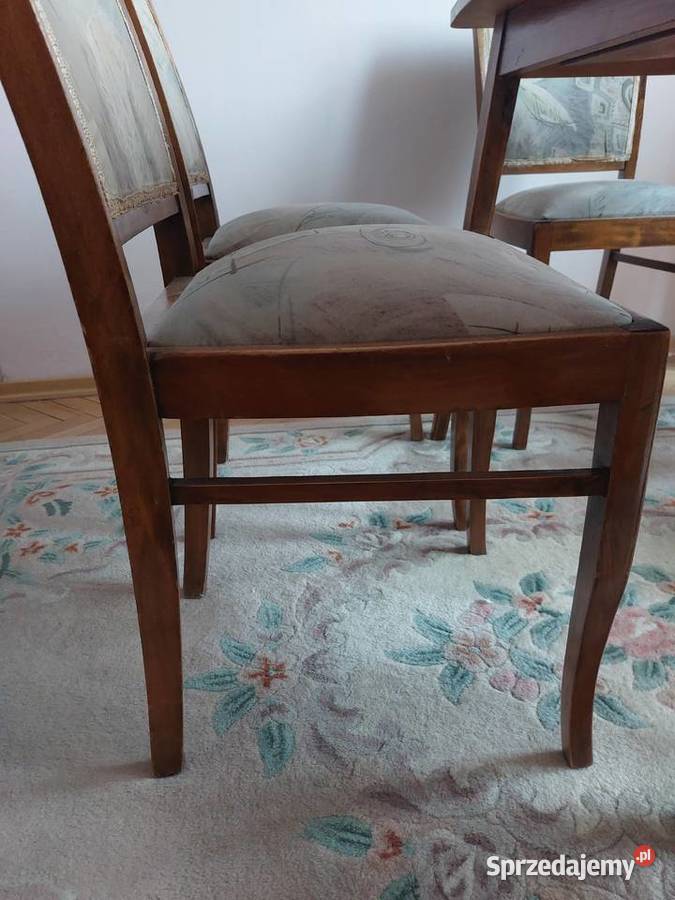 Stół drewniany 6 krzeseł drewnianych Kielce