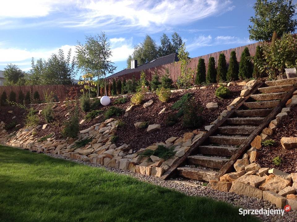 Kamień naturalny ogrodowy do ogródka na skarpy