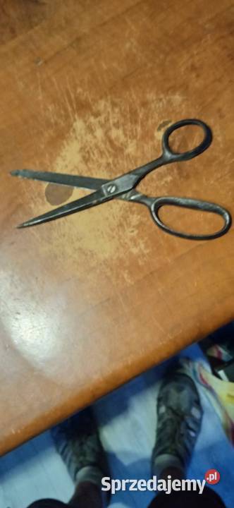 Stare niemieckie nożyce krawieckie wielkopolskie Ostrów Wielkopolski