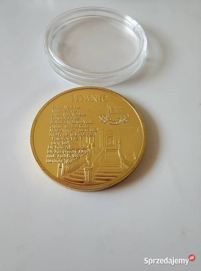Numizmaty przedstawiające Titanica Żory