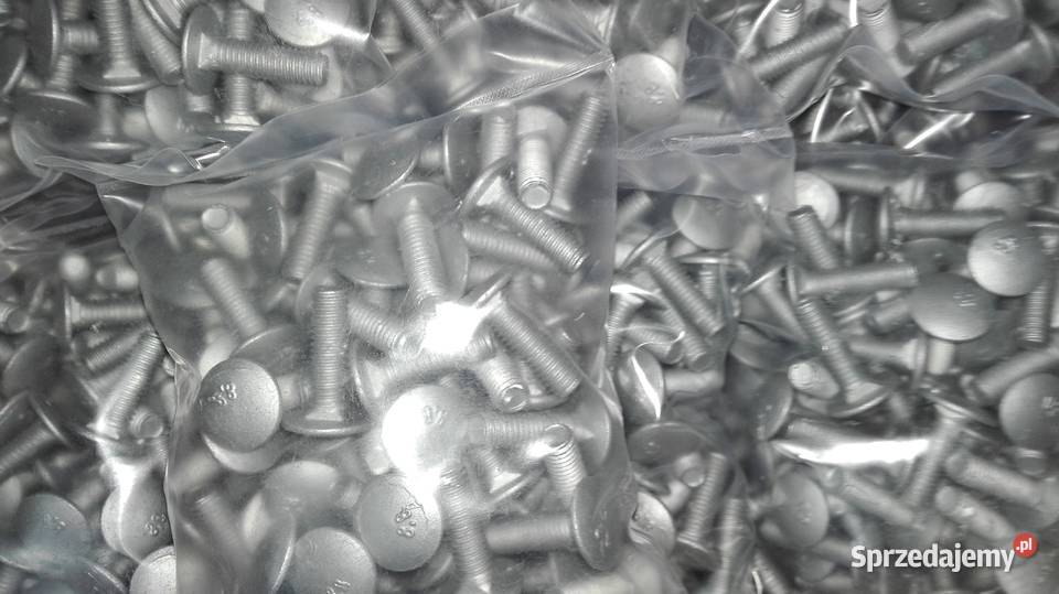 Śruba M6x12 nakrętka M6 ocynk 4600 100 netto Pozostałe Kozienice