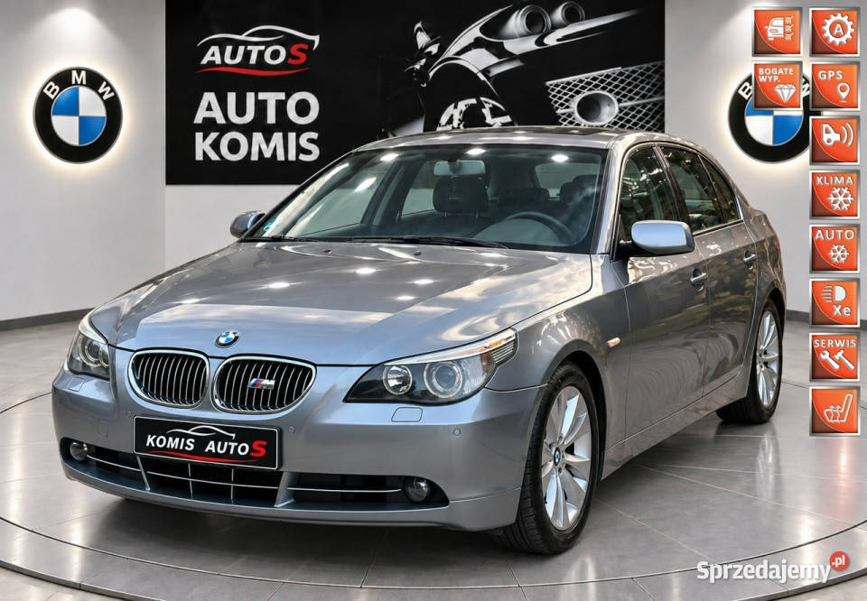 BMW 530 BMW E60 530i m54b30 231 Automat Komforty Wrocław