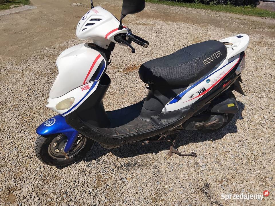 Skuter Romet Router 50 aktualne ubezpieczenie i akryl małopolskie Konina