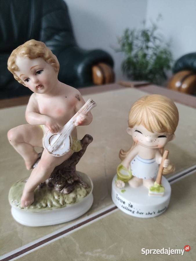 Figurki porcelanowe komplet 2 Janów Lubelski sprzedam