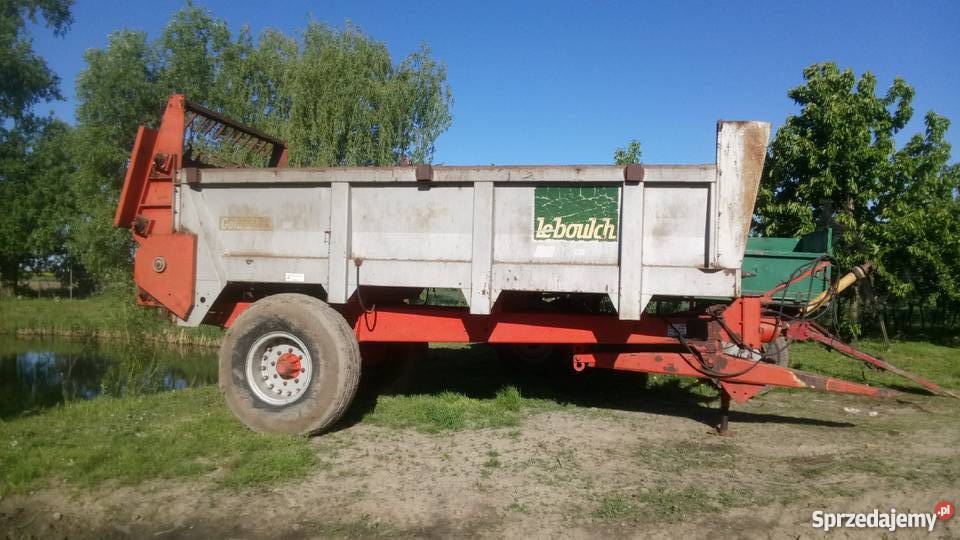 Rozrzutnik obornika Leboulch 78 ton wielkopolskie sprzedam
