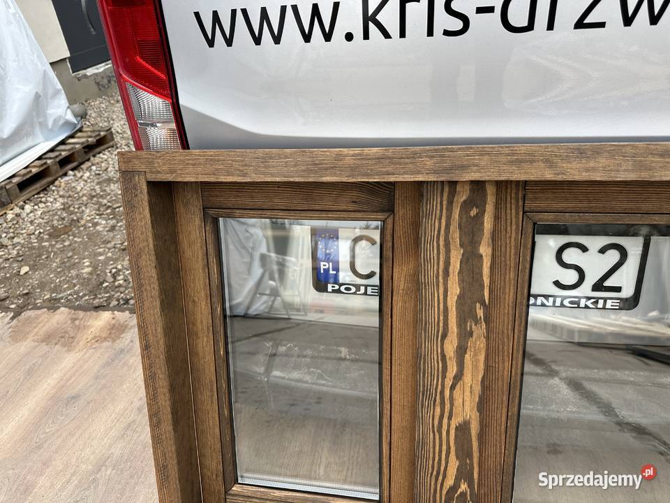 OKNO DREWNIANE SOSNOWE RĘKI OLEJOWANE CAŁA kujawsko-pomorskie