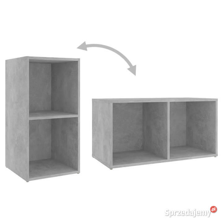 Szafka pod TV szarość betonu 72x35x365 WM805529 Warszawa