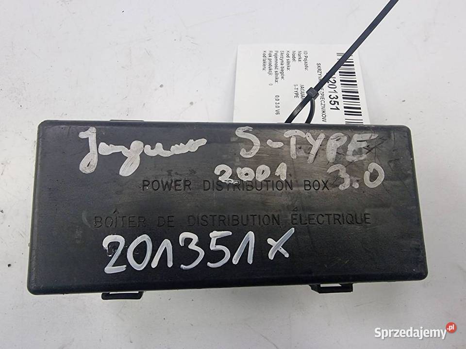 SKRZYNKA BEZPIECZNIKÓW JAGUAR STYPE XW4T14A003A osobowe kujawsko-pomorskie Lipno