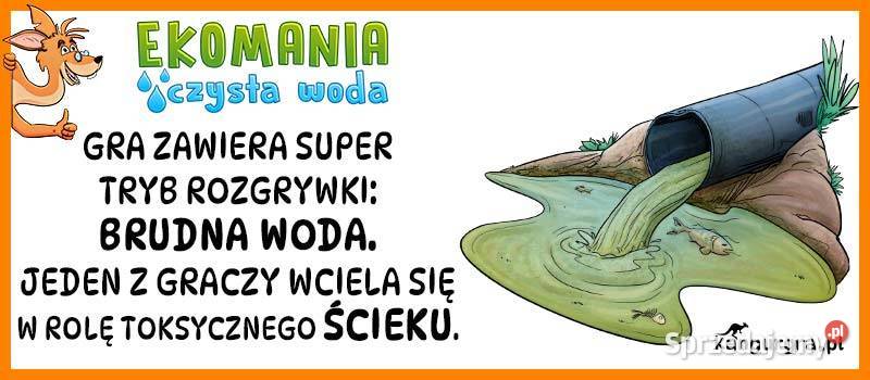 wielka EKO GRA planszowa EKOMANIA czysta woda Kraków