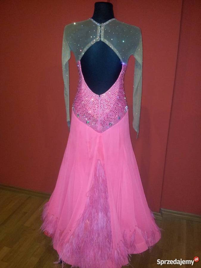 BOGATO zdobiona sukienka do tańca BAS TANIO opolskie Kluczbork