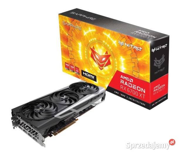 Sapphire Radeon RX 6700 XT NITRO 12GB GDDR6 lubelskie