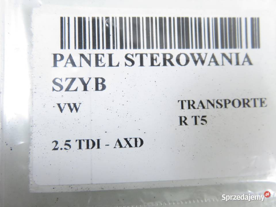 PANEL SZYB VW TRANSPORTER T5 7H5959539C osobowe