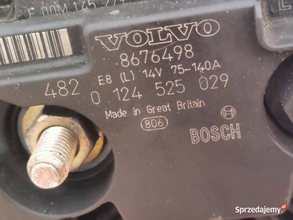 Alternator Volvo Xc90 I 8676498 Pleszew sprzedam