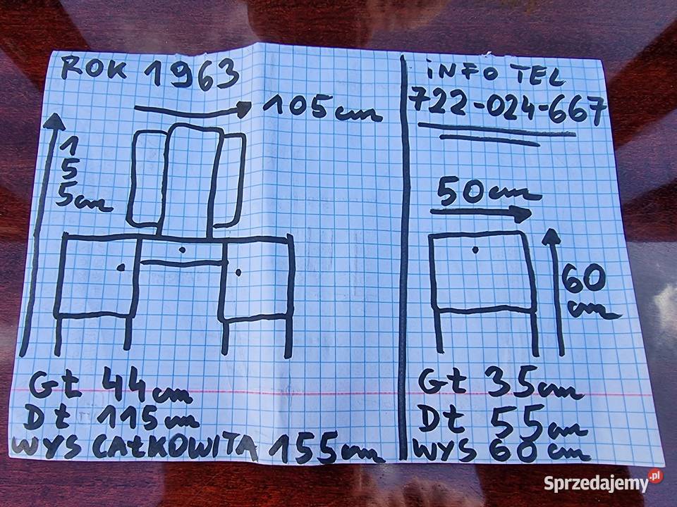 Toaleta plus 2 szafki zestaw 99 całość Poznań