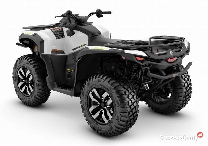 CanAm Outlander electric 2026 white 2WTC quad