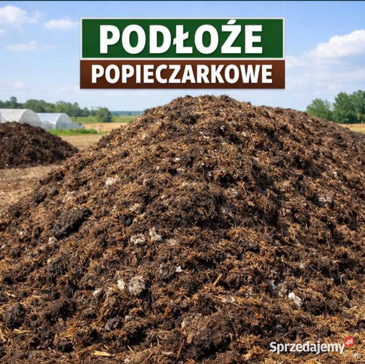 kora zrębka ziemia kompostowa nawóz Podłoże Nowy Sącz