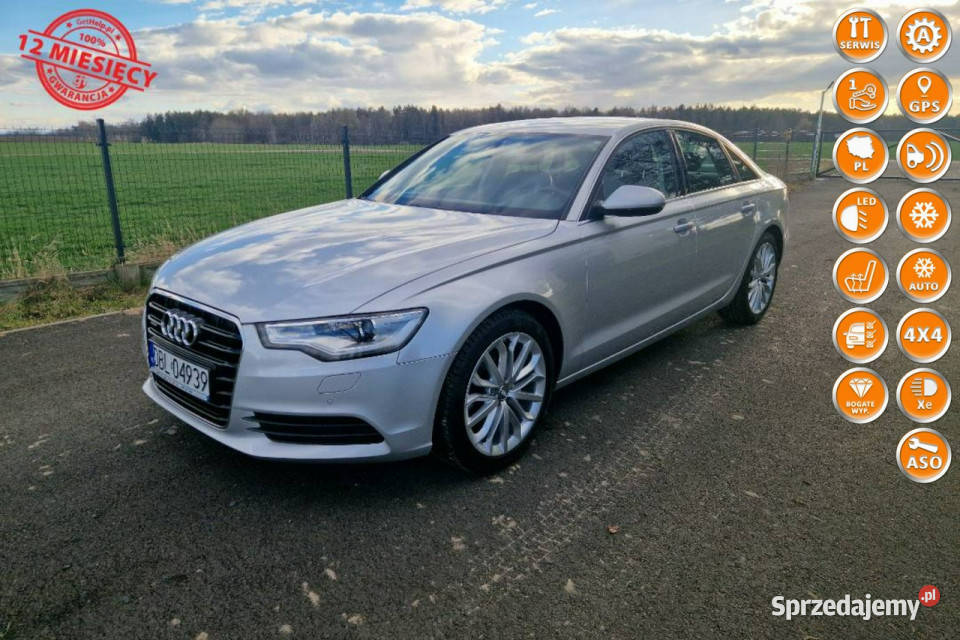 Audi A6 2.8FSI Quattro Bezwypadkowy ASO z Niemiec Zarejestr. w PL Gwarancj…