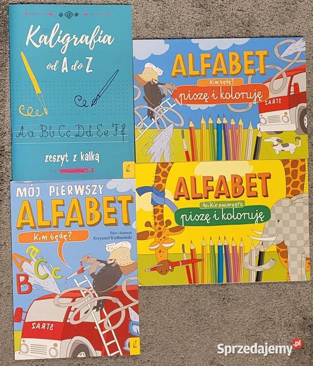 Alfabet piszę i koloruję Dzikie zwierzęta Kim mazowieckie sprzedam