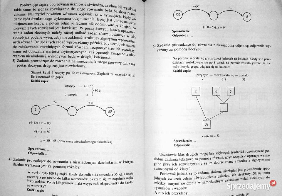 Rozwiązywanie zadań tekstowych w klasach 13 Pozostałe Książki i Podręczniki