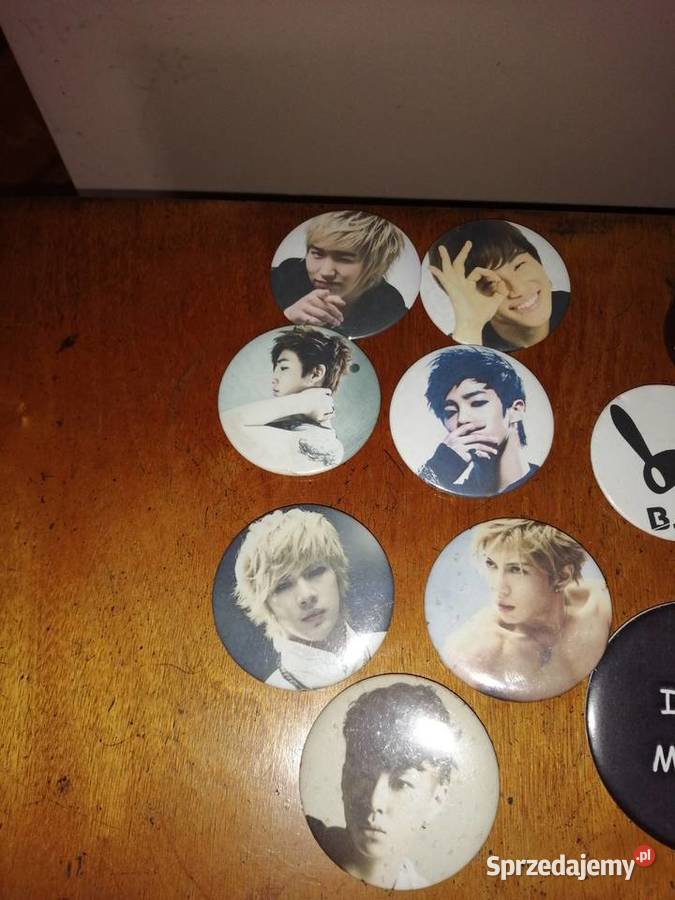 przypinki Kpop bap manga 14 Siemianowice Śląskie sprzedam