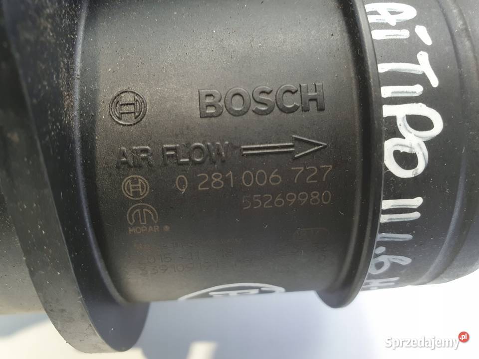 PRZEPŁYWOMIERZ Fiat Tipo II 16 MJet POWIETRZA osobowe Rudka