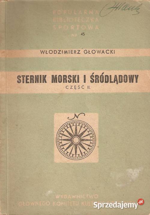 Sternik morski i śródlądowyczII W Głowacki lubelskie sprzedam