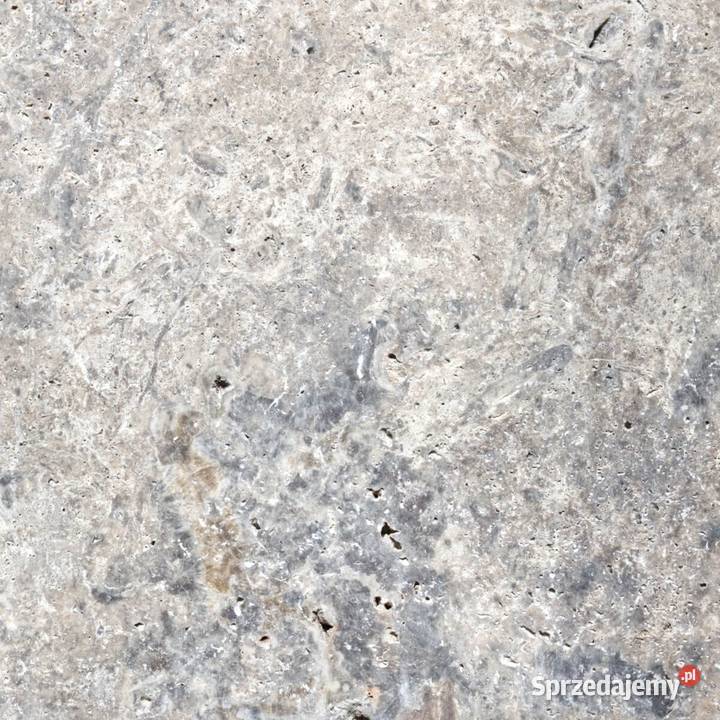 Płytki Trawertyn Silver Ash bębnowany 61x61x3 Pyrzyce