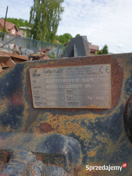 Łyżka do koparki trapezowa Lehnhoff MS21 25 HS21 Kędzierzyn-Koźle