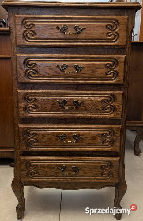 Dębowa szyfonierakomoda ludwikowskasklep Dąbrowa śląskie Dąbrowa Górnicza