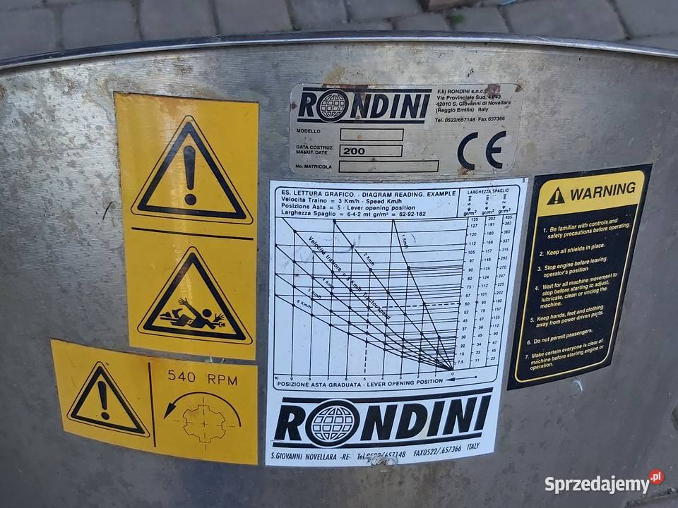 Rondinisiewnik piaskarka lejek zachodniopomorskie Koszalin
