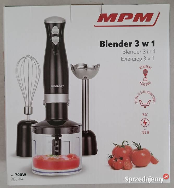 MPM BBL04 blender 3 w 1 700 W NOWY Ełk