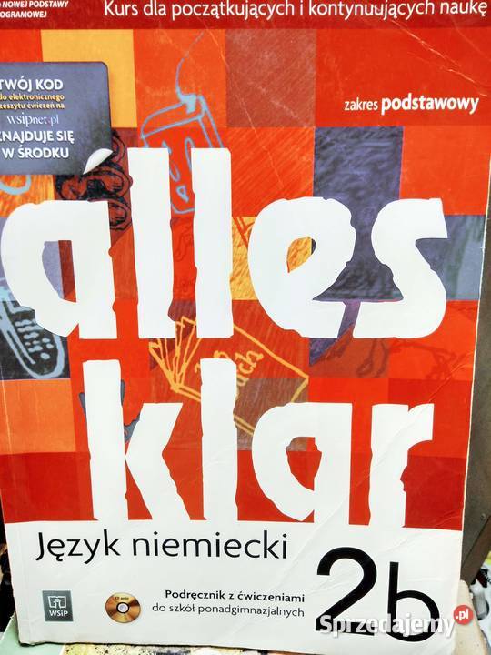Niemiecki Alles Klar 2b Odpowiedzi alles klar 2b niemiecki Warszawa - Sprzedajemy.pl