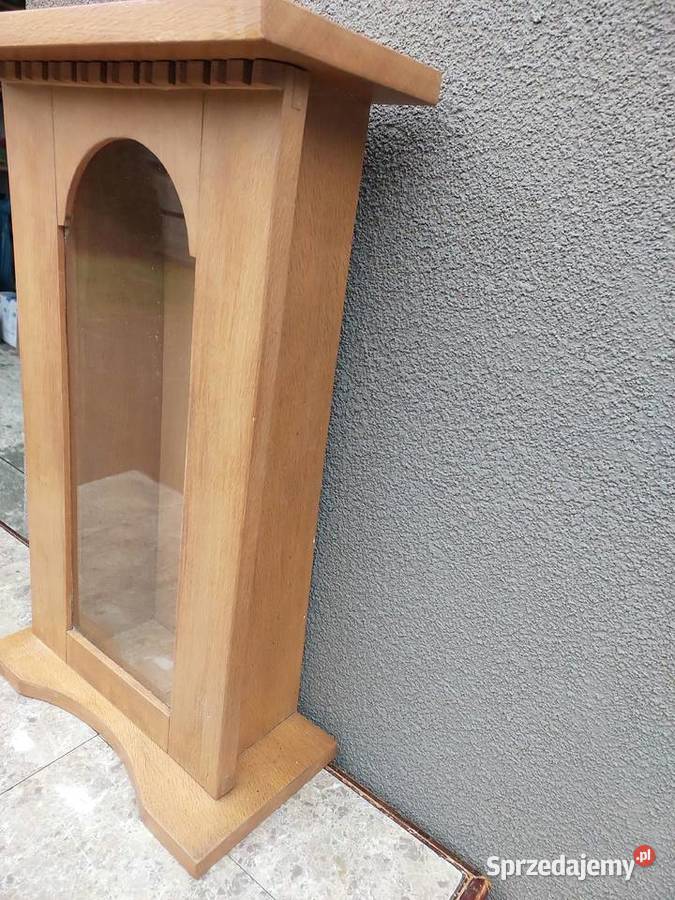 Szafka witrynka z obudowy starego zegara