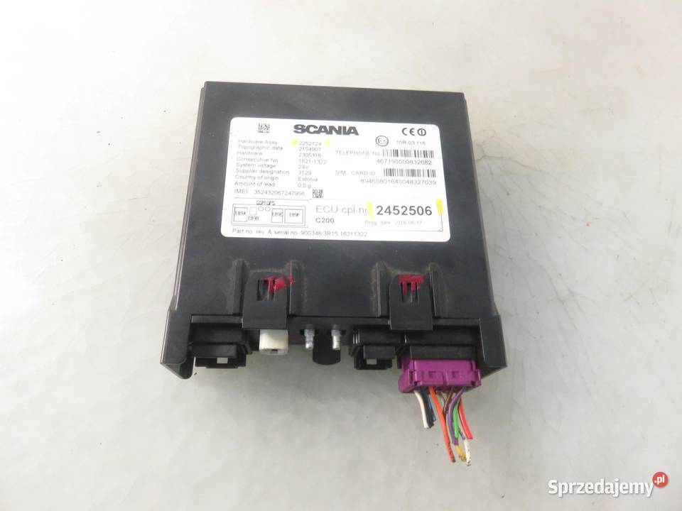 MODUŁ GSM SCANIA R I 20042019 2452506 2252124