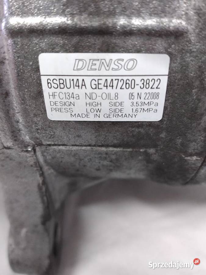 KOMPRESOR KLIMATYZACJI BMW 520D N47D20C F1011 klimatyzacja Świdnica