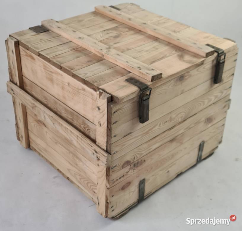 Skrzynia drewniana LONT szlifowana 62x35x43 warmińsko-mazurskie Olsztyn
