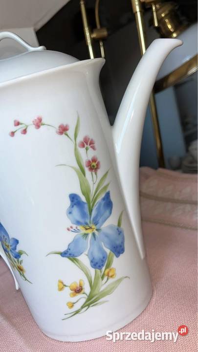 Dzbanek z Irysami DANIELA Seltmann Weiden Porcelana i szkło Gdańsk