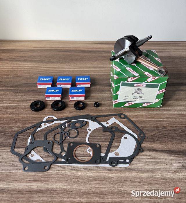 NOWY KOMPLETNY WAŁ KORBOWY DUELLS ŁOŻYSKA Wały korbowe Bielsko-Biała