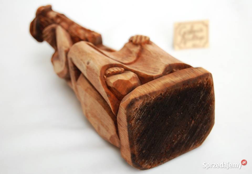 Jezus Chrystus frasobliwy rzeźba drewniana Figurki i rzeźby Lublin sprzedam