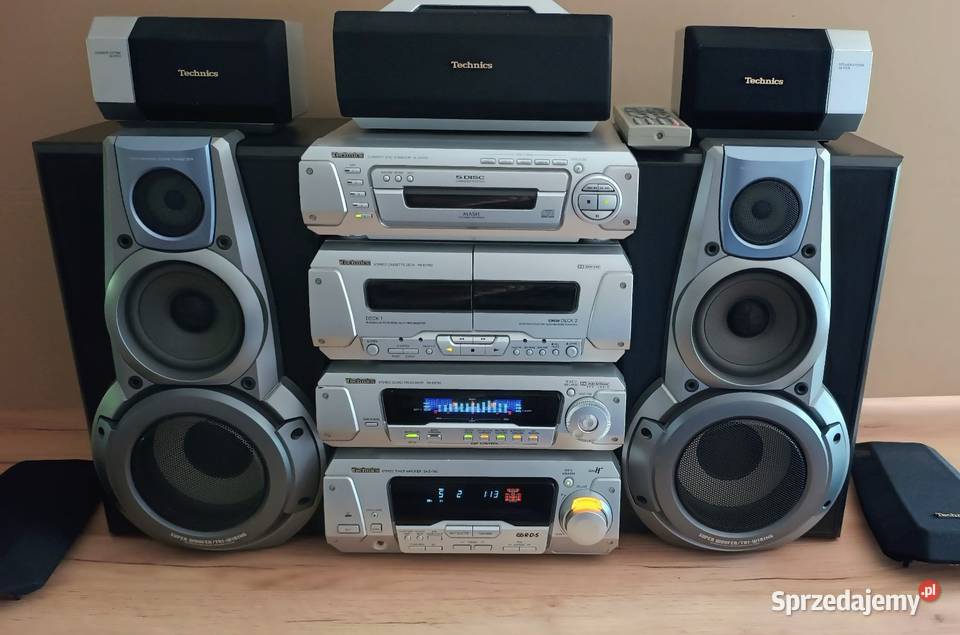 Wieża Technics eh760 komplet 5 głośników i pilot Kępno