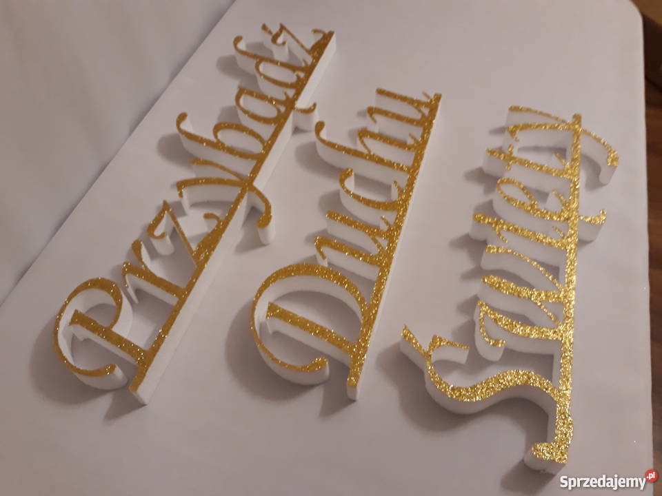 Gołębica dekoracja bierzmowanie ołtarz Boże wielkopolskie Dobrzyca