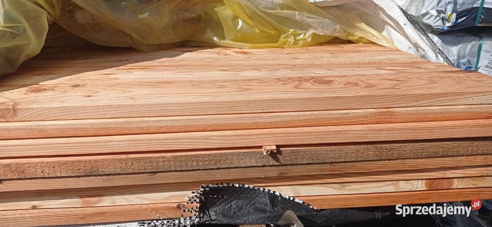 Deska tarasowa 25x145 modrzew europejski klasa Zielona Góra