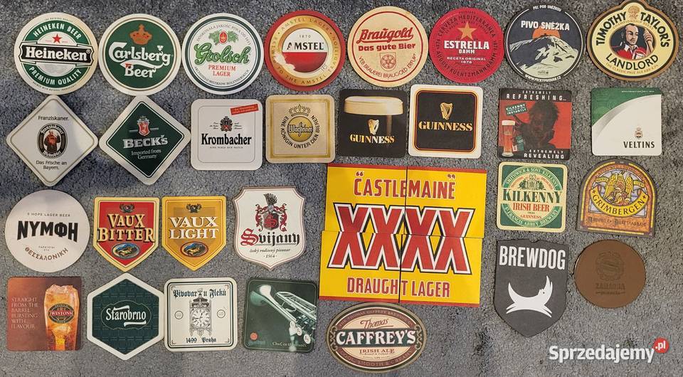 Podstawki do piwa Podstawki piwne Zestaw 60 mazowieckie Ząbki